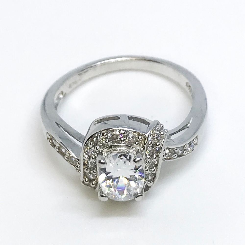 NEW Sterling Silver Oval Stone Ring